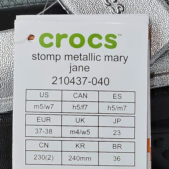Crocs Stomp Metallic Mary Jane - Picture 8 of 8